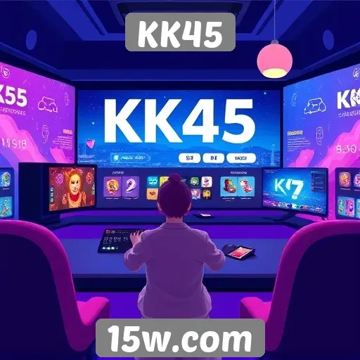 Análise detalhada da interface do site KK45