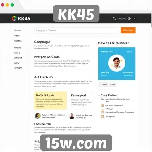 Avaliação da interface do usuário no site KK45